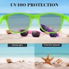 image:imageFEPITO 24 Pack Party Sunglasses Bulk for Birthday Party Favors Goody Bag Fillers for Beach Pool Party Toys for Adults WhiteGreen