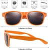 image:imageFEPITO 24 Pack Party Sunglasses Bulk for Birthday Party Favors Goody Bag Fillers for Beach Pool Party Toys for Adults WhiteOrange