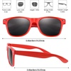 image:imageFEPITO 24 Pack Party Sunglasses Bulk for Birthday Party Favors Goody Bag Fillers for Beach Pool Party Toys for Adults WhiteRed