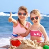 image:imageFEPITO 24 Pack Party Sunglasses Bulk for Birthday Party Favors Goody Bag Fillers for Beach Pool Party Toys for Adults WhiteRed