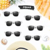 image:imageFEPITO 24 Pack Party Sunglasses Bulk for Birthday Party Favors Goody Bag Fillers for Beach Pool Party Toys for Adults WhiteWhite