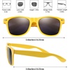 image:imageFEPITO 24 Pack Party Sunglasses Bulk for Birthday Party Favors Goody Bag Fillers for Beach Pool Party Toys for Adults WhiteYellow