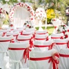 image:imageFEPITO 3 Rolls Wide Christmas Ribbons 2 Inch Red Satin Ribbon for Christmas Wedding Wrapping Crafts DecorRed