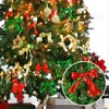 image:imageFEPITO 3 Rolls Wide Christmas Ribbons 2 Inch Red Satin Ribbon for Christmas Wedding Wrapping Crafts DecorRed Green Gold