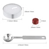image:imageFEPITO 300 Pcs Octagon Sealing Wax Beads Sticks with 3 Pcs Tea Candles and 1 Piece Wax Melting Spoon for Wax Stamp Sealing Wine RedWine Red