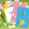 image:imageFEPITO 36 Pack Happy Easter Cards Easter Greeting Cards Assortment Easter Bunny Egg Rabbit Design Spring Note Cards with 36 Envelopes and Sticker for Kids 6 Design
