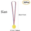 image:imageFEPITO 36 Pieces Winner Medals for Children Plastic for Party Decorations and Sports AwardsGold