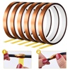 image:imageFEPITO 4 Rolls Heat Tape for Heat Press Resistant Temperature Polyimide TapeIdeal Solution for Heat TransferSublimationHeat Vinyl Press3D Printing ElectronicsSolderingCircuit Board and More6