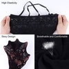 image:imageFEPITO 4 Set Women Stockings Lingerie Lace Fishnet Bodysuits Party Date Wearing