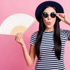 image:imageFEPITO 65 Pieces White Handheld Paper Fan Paper Folding Fans with Bamboos for Wedding Gift Party HomeWhite