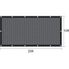 image:imageFEPITO 70 HeavyDuty Mesh Tarp 8ftx16ft Black Shade Cloth Mesh Shade Net Cover for Plant GreenhousePatio Fences Garden Dump Trucks10ft X 20ft