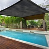 image:imageFEPITO 70 HeavyDuty Mesh Tarp 8ftx16ft Black Shade Cloth Mesh Shade Net Cover for Plant GreenhousePatio Fences Garden Dump Trucks10ft X 20ft