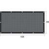image:imageFEPITO 70 HeavyDuty Mesh Tarp 8ftx16ft Black Shade Cloth Mesh Shade Net Cover for Plant GreenhousePatio Fences Garden Dump Trucks8ft X 16ft