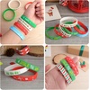 image:imageFEPITO 70 Pieces Christmas Wristband Silicone Wristbands Rubber Band Bracelets for Christmas Party Decoration Supplies