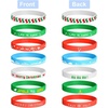 image:imageFEPITO 70 Pieces Christmas Wristband Silicone Wristbands Rubber Band Bracelets for Christmas Party Decoration Supplies