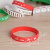 image:imageFEPITO 70 Pieces Christmas Wristband Silicone Wristbands Rubber Band Bracelets for Christmas Party Decoration Supplies