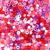 image:imageFEPITO 800 Pcs Craft Beads Acrylic Pony Beads Romantic Glitter Beads for Decorations DIY Crafts with Storage Box