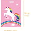 image:imageFEPITO Birthday Party Game for Kids Pin The Horn on UnicornGame Poster with 24 Horn Stickers Pin The Tail Game for Girl UnicornBirthday Rainbow Party Favors Supplies Wall Home Room Decorations