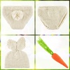 image:imageFEPITO Easter Bunny Rabbit Costume Newborn Photography Props Crochet Knit Outfits