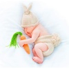 image:imageFEPITO Easter Bunny Rabbit Costume Newborn Photography Props Crochet Knit Outfits