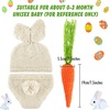 image:imageFEPITO Easter Bunny Rabbit Costume Newborn Photography Props Crochet Knit Outfits