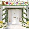 image:imageFEPITO Large Happy Easter Banner Fabric Easter lawn sign Backdrop Banner for Spring Easter Decoration Indoor Outdoor Easter Party Supplies98FT16FT