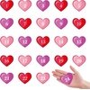 image:imageFEPITO Pin The Heart on The Fox Valentines Game with 24Pcs Heart Stickers for Valentines Party Supplies Kids Birthday Party Decoration