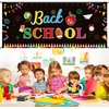 image:imageFEPITO Welcome Back To School Banner First Day of School Banner Large Fabric Banner Teacher Banner for Back to School Party Decorations Office Classroom Decor 7087 x 315 Inch