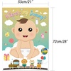 image:imageFepito Baby Shower Party Games  Pin The Dummy On The Baby Game with 24pc Pacifier StickersBaby Shower