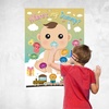 image:imageFepito Baby Shower Party Games  Pin The Dummy On The Baby Game with 24pc Pacifier StickersBaby Shower