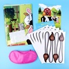 image:imageFepito Baby Shower Party Games  Pin The Dummy On The Baby Game with 24pc Pacifier StickersCow