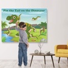 image:imageFepito Baby Shower Party Games  Pin The Dummy On The Baby Game with 24pc Pacifier StickersDinosaur