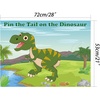 image:imageFepito Baby Shower Party Games  Pin The Dummy On The Baby Game with 24pc Pacifier StickersDinosaur