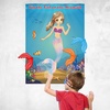 image:imageFepito Baby Shower Party Games  Pin The Dummy On The Baby Game with 24pc Pacifier StickersMermaid