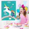 image:imageFepito Baby Shower Party Games  Pin The Dummy On The Baby Game with 24pc Pacifier StickersUnicorn