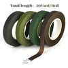 image:imageKUUQA 4 Rolls 12 Wide Floral Tapes for Bouquet Stem Wrapping and Floral CraftsWedding BouquetDark GreenLight GreenGrass GreenDark BrownMix Color