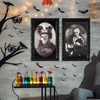 image:imageKUUQA 6 Pack Halloween Horror Portrait Decorations Spooky Photo Frame 3D Changing Face Scary Picture Frame Haunted Wall Decoration for Home Halloween Party Decor