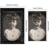 image:imageKUUQA 6 Pack Halloween Horror Portrait Decorations Spooky Photo Frame 3D Changing Face Scary Picture Frame Haunted Wall Decoration for Home Halloween Party Decor
