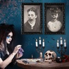 image:imageKUUQA 6 Pack Halloween Horror Portrait Decorations Spooky Photo Frame 3D Changing Face Scary Picture Frame Haunted Wall Decoration for Home Halloween Party Decor