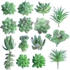 image:imageFEPITO 15 Pcs Artificial Succulent Plants Green Unpotted Faux Flower Succulents Mini Echeveria Picks Bulk Stems for Home Indoor Fairy Garden Decorations15Pcs