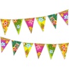image:imageFEPITO 2 Pack Hawaiian Bunting Banners Luau Tropical Bunting 6 Meters for Summer Luau Tiki Beach Party Decorations