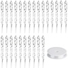 image:imageFEPITO 24 PCS Christmas Acrylic Icicle Clear Plastic Icicle Ornaments for Christmas Party Christmas Tree Hanging Supplies Holiday Decoration35