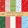 image:imageFEPITO 30 Sheets Christmas Pattern Paper Set A4 Decorative Paper for Card Making Scrapbook Decoration 10 DesignsA430pcs