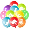 image:imageFEPITO 32 Pieces 12 Dinosaurs Balloons Dinosaur Latex Balloons for Dinosaur Party Decorations 8 Colors