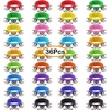 image:imageFEPITO 36 Pieces Christmas Band Wrist Bells Bracelets Jingle Bells Musical Ankle Bells Rhythm Instrument Percussion Christmas Party Decoration Favors mixed colorsMixed Colors