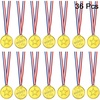 image:imageFEPITO 36 Pieces Winner Medals for Children Plastic for Party Decorations and Sports AwardsGold