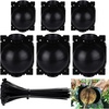 image:imageFEPITO 6 Pack Plant Rooting Device with 100 Pcs Nylon Self Locking Wire Ties Plant Root Growing Box for Plant Propagation Reasable Propagation Rooting Ball for Plant Cutting Seedlings