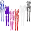 image:imageFEPITO 6 Set Womens Fishnet Bodystocking Crotchless Bodysuit Sexy Tights Lingerie for Women