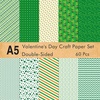 image:imageFEPITO 60 Sheets StPatricks Day Pattern Paper Set 14 x 21cm Decorative Paper Paper for Card Making Scrapbook Decoration 10 DesignsA560pcs