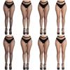 image:imageFEPITO 8 Pairs Fishnet Stockings Tights High Waist Stockings Leggings for WomenBlack Style 2 8 Pairs